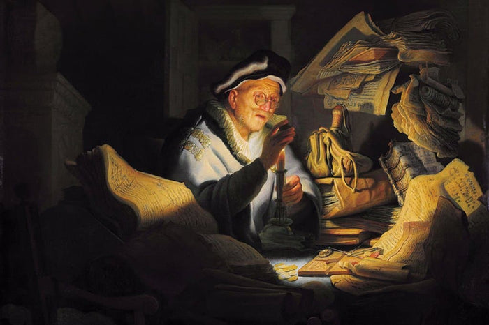 De rijke man van de gelijkenis (Rembrandt)