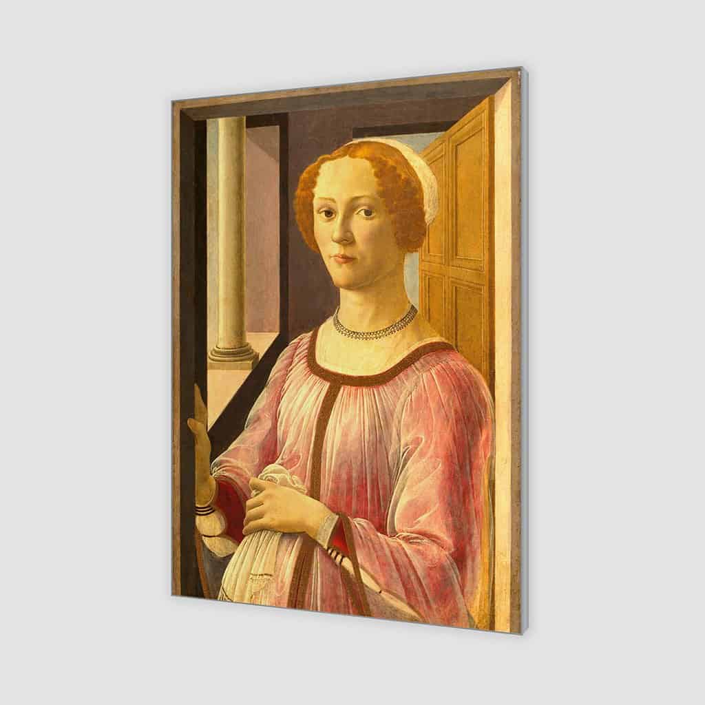 Portret van een dame bekend als Smeralda Bandinelli (Sandro Botticelli)