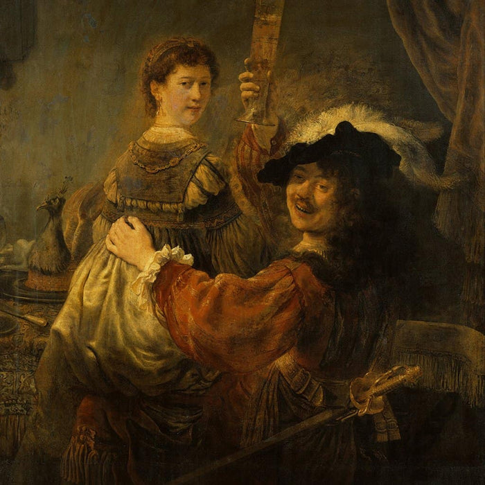 Zelfportret als de verloren zoon in de herberg (Rembrandt)