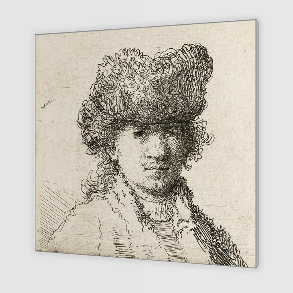 Zelfportret met bontmuts (Rembrandt)