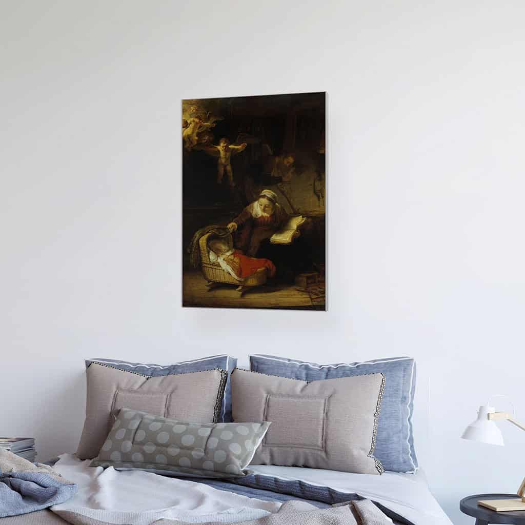 De Heilige familie met engelen (Rembrandt)