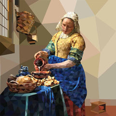 Het melkmeisje -  vierkant