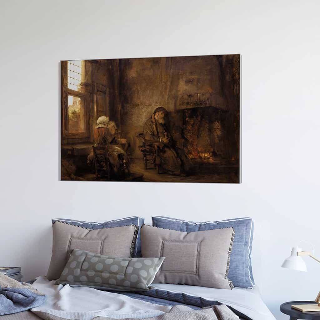 Tobit en Anna met het bokje - Rembrandt