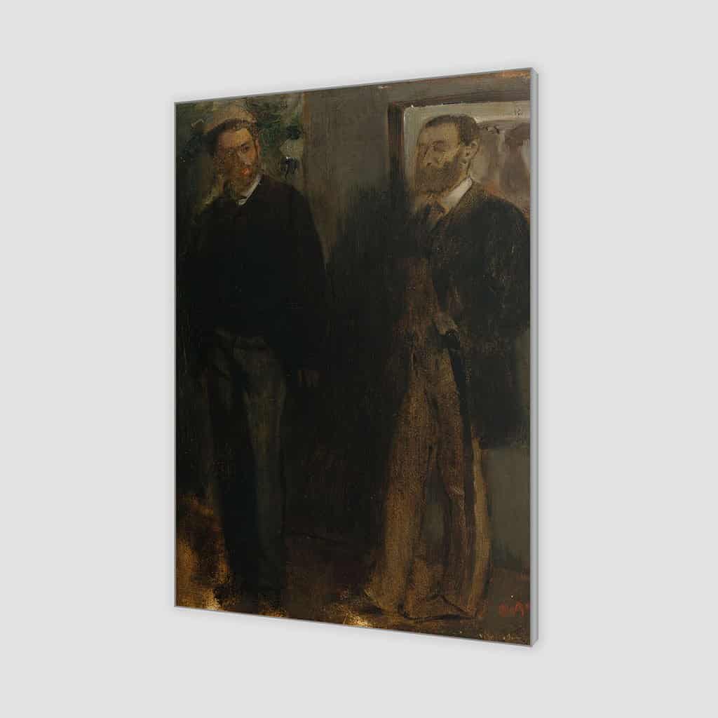 Twee mannen - Edgar Degas