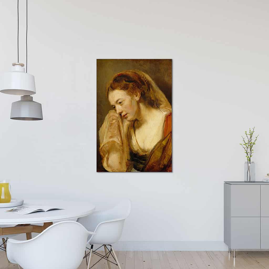 Huilende vrouw - Rembrandt