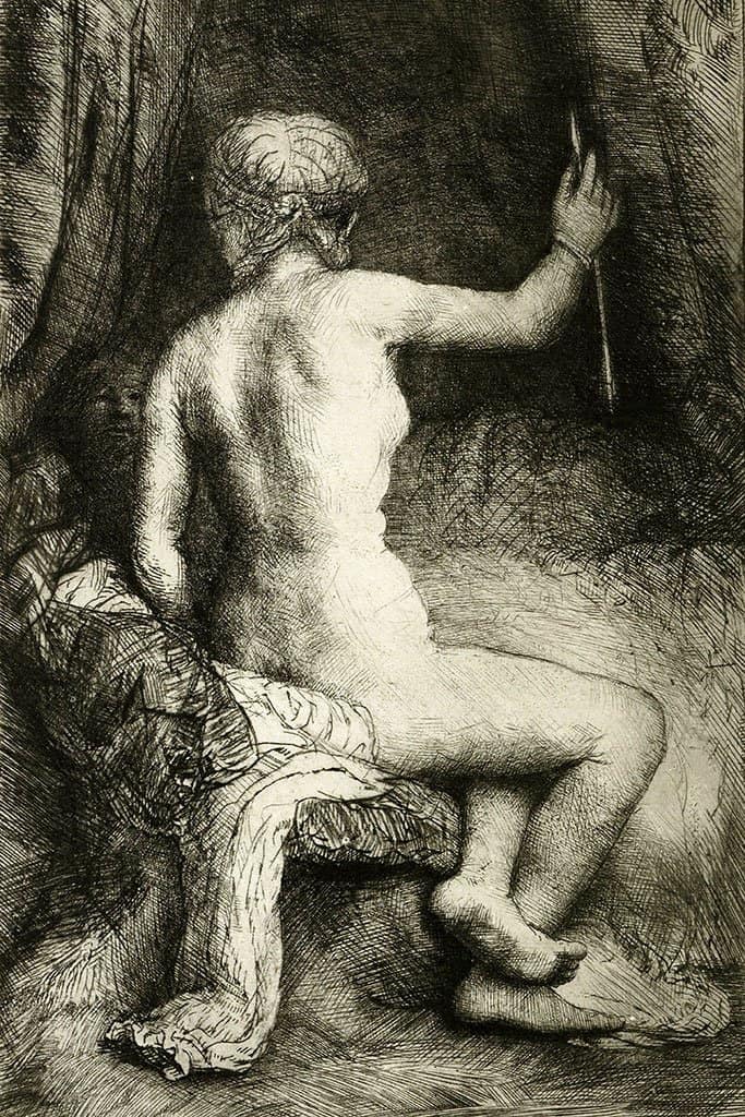 De vrouw met de pijl - Rembrandt