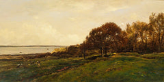Zeegebied van Villerville - Charles François Daubigny