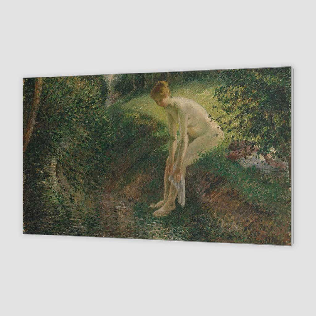 Zwemmer in the Woods - Camille Pissarro
