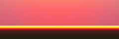 Heldere zonsondergang abstract landschap