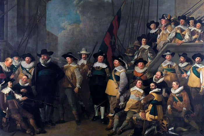 Civic Guard Company, onder leiding van kapitein Cornelis de Graeff en luitenant Hendrick Lauwrensz (Adriaen Backer)