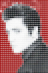 Elvis Presley dot portret