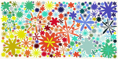 Flower Pattern on white