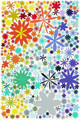 Flower Pattern on white
