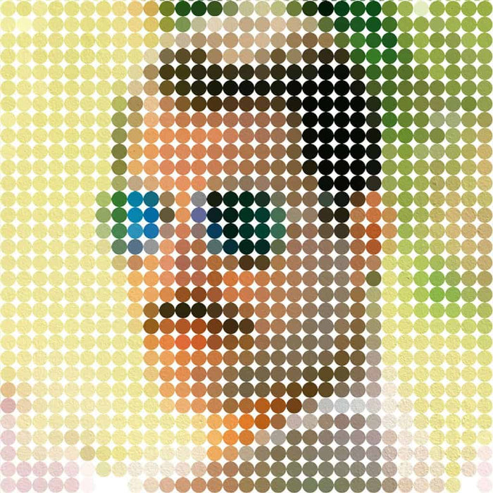 Freddie Mercury dot portret