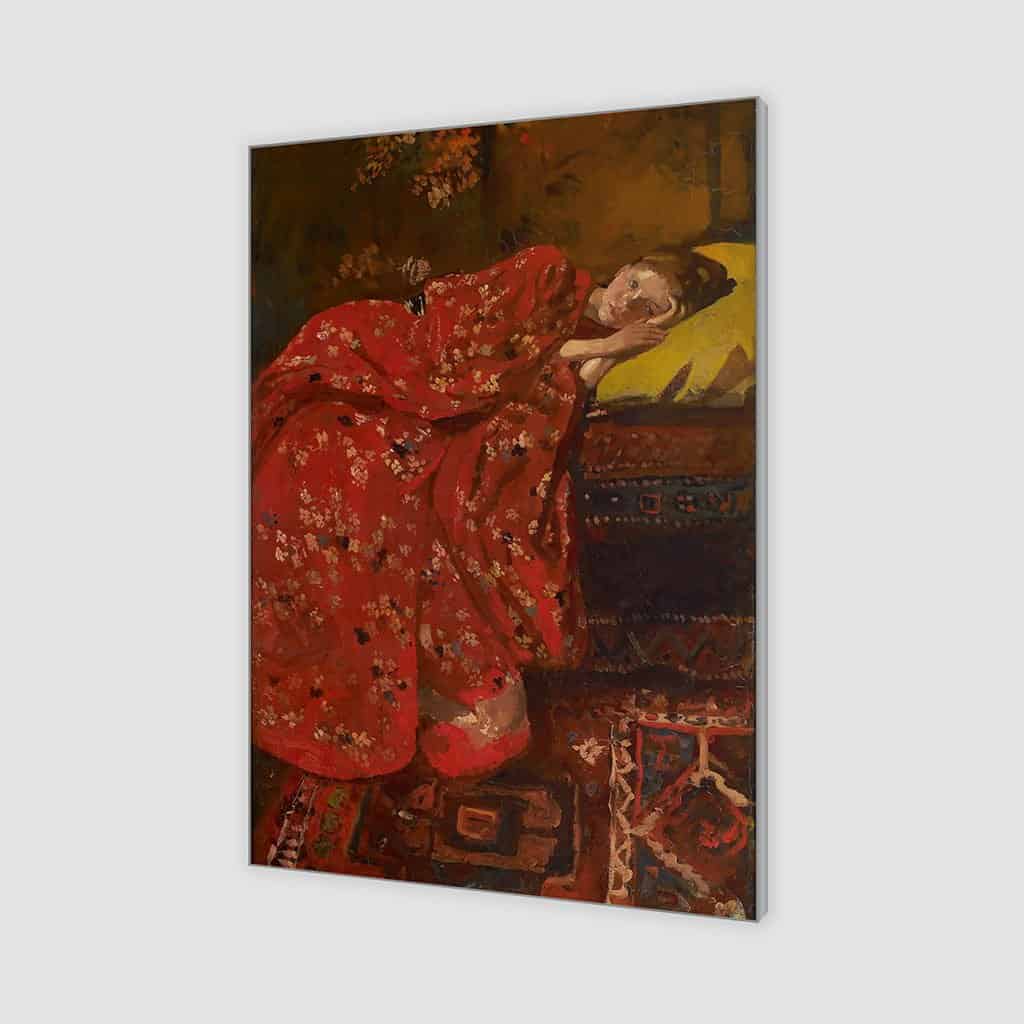 Meisje In Red Kimono (George Hendrik Breitner)