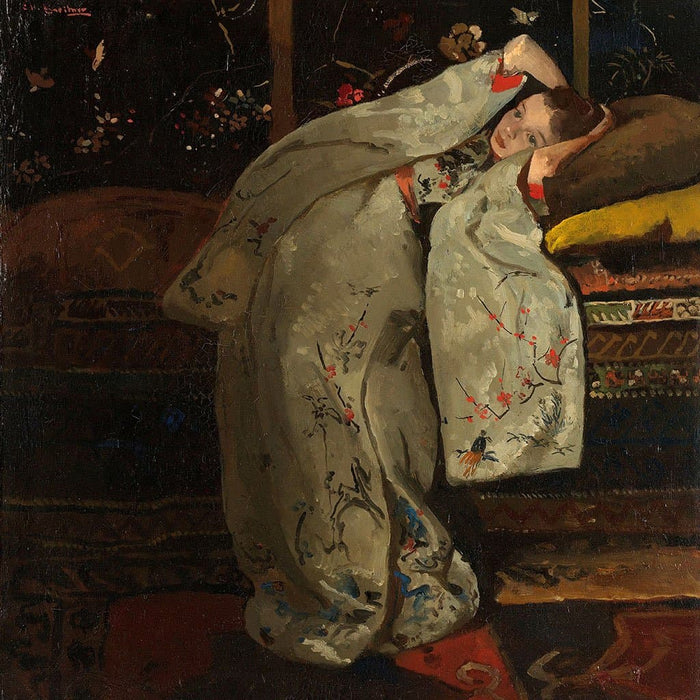 Meisje in witte Kimono (George Hendrik Breitner)