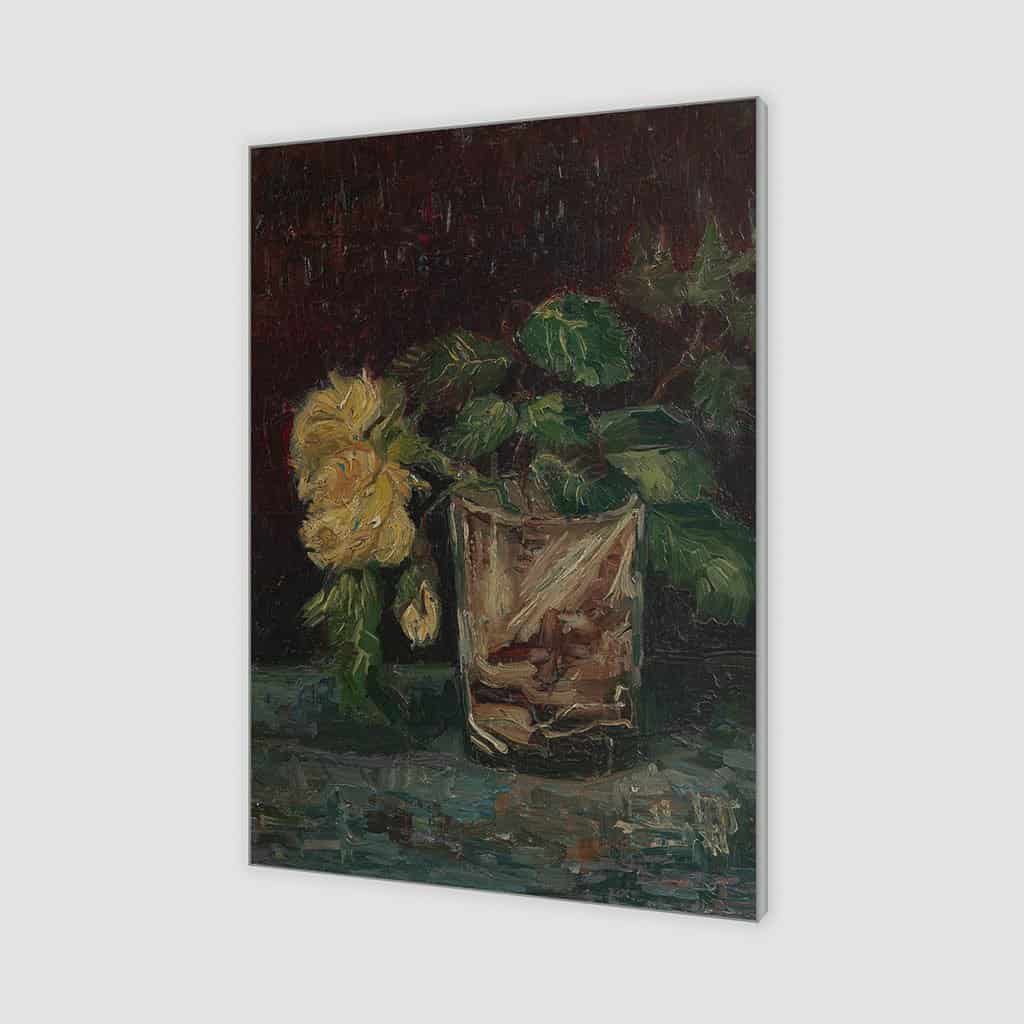 Glas met gele rozen (Vincent van Gogh)