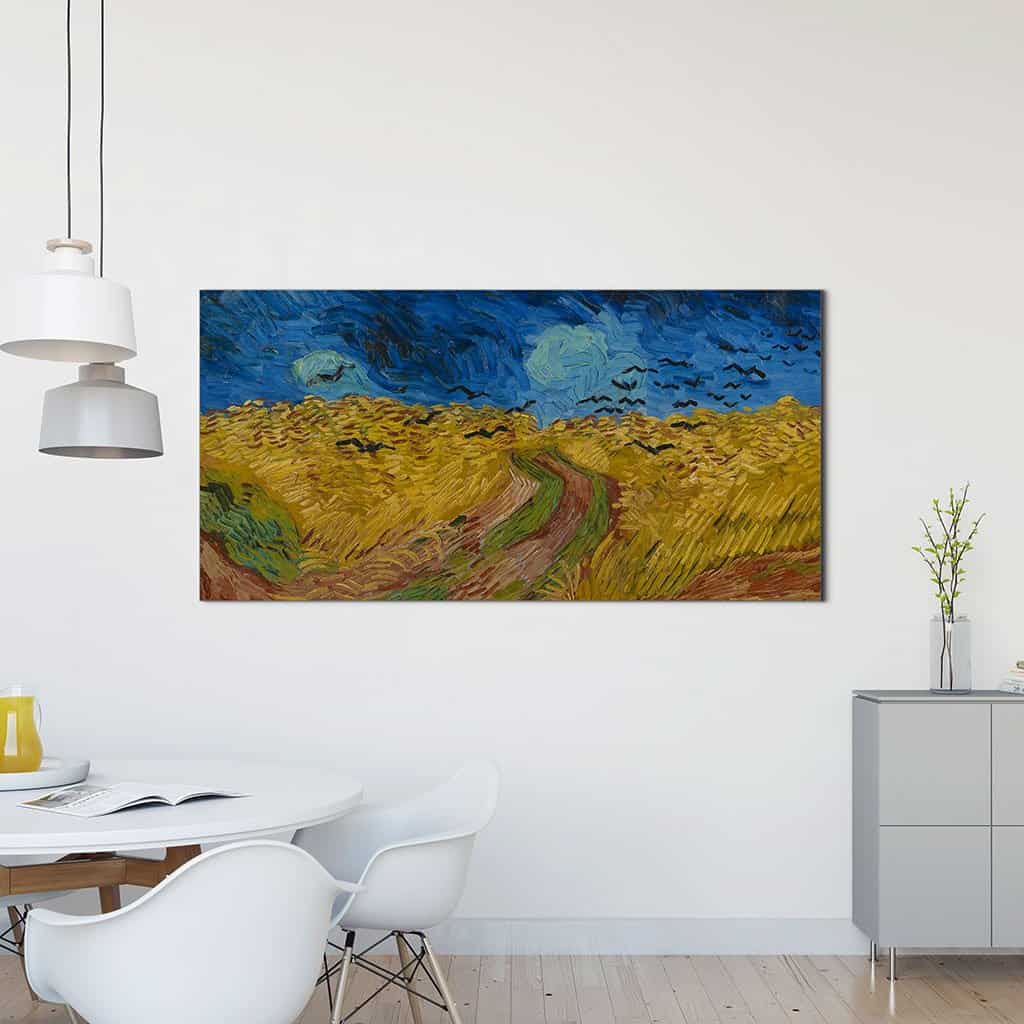 Korenveld met kraaien (Van Gogh)