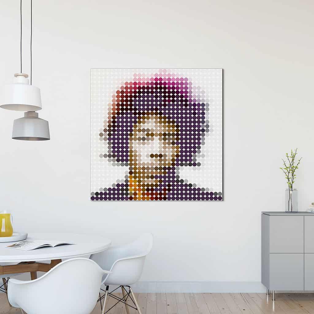 Jimi Hendrix stippen portret