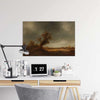 Landschap met oude eik - Adriaen van Ostade