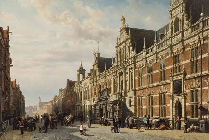 Stadhuis van Leiden (Cornelis Springer)