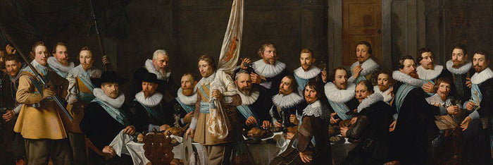 Maaltijdboogschutters van Compagnie Kapitein Jacob Backer (Nicolaes Eliasz. Pickenoy)