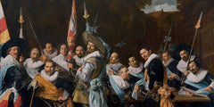 Vergadering van de Officieren en Sergeanten van de Burgerlijke Garde van de Calivermen (Frans Hals)