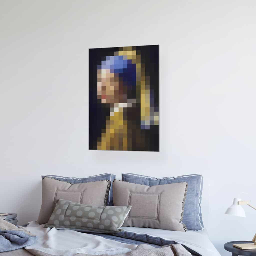 Meisjesparel Met Parel - Pixel Art
