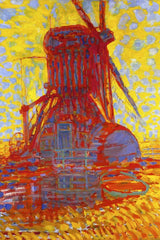 Molen in Zonlicht (Piet Mondriaan)