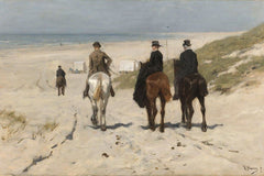 Morning Drive langs het strand (Anton Mauve)