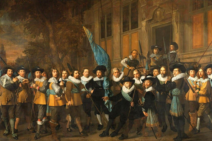 Ambtenaren en andere burgerwachters van het IVe arrondissement Amsterdam (Nicolaes Eliasz. Pickenoy)