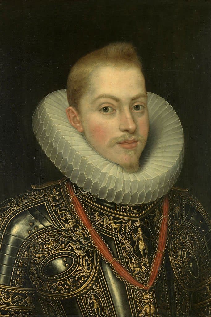 Filips III, koning van Spanje (Frans Pourbus Atelier)