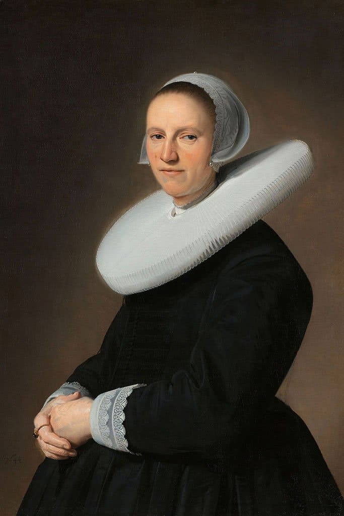Portret van Adriana Croes (Johannes Cornelisz Verspronck)