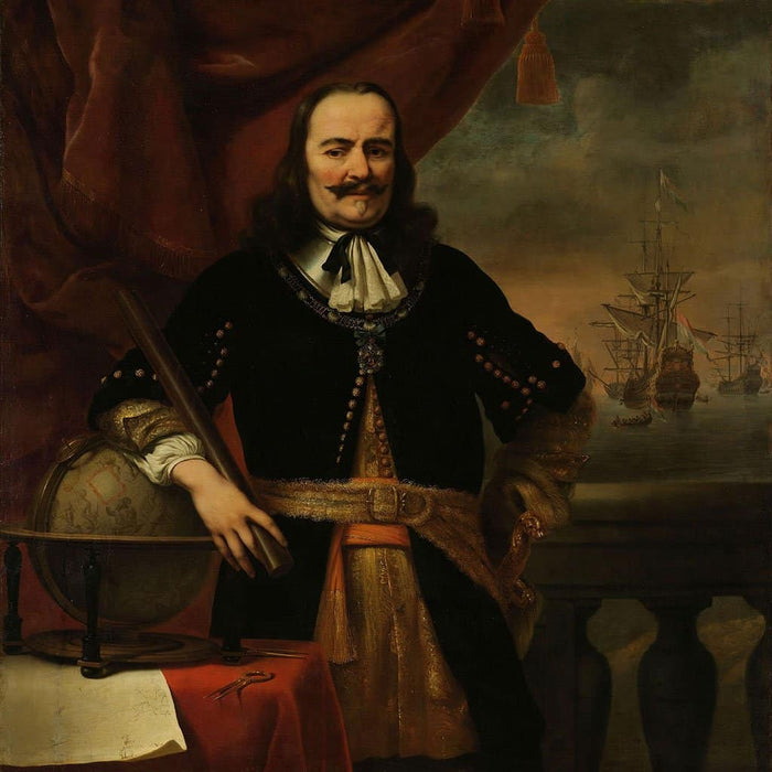 Portret van Michiel de Ruyter als luitenant-admiraal (Ferdinand Bol)