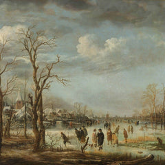 Rivierzicht in de winter (Aert Van Der Neer)
