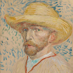 Zelfportret in strohoed (Vincent van Gogh)
