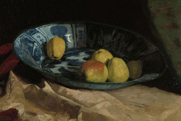 Stilleven met appels in een Delfts Blauwe Kom (Willem De Zwart)