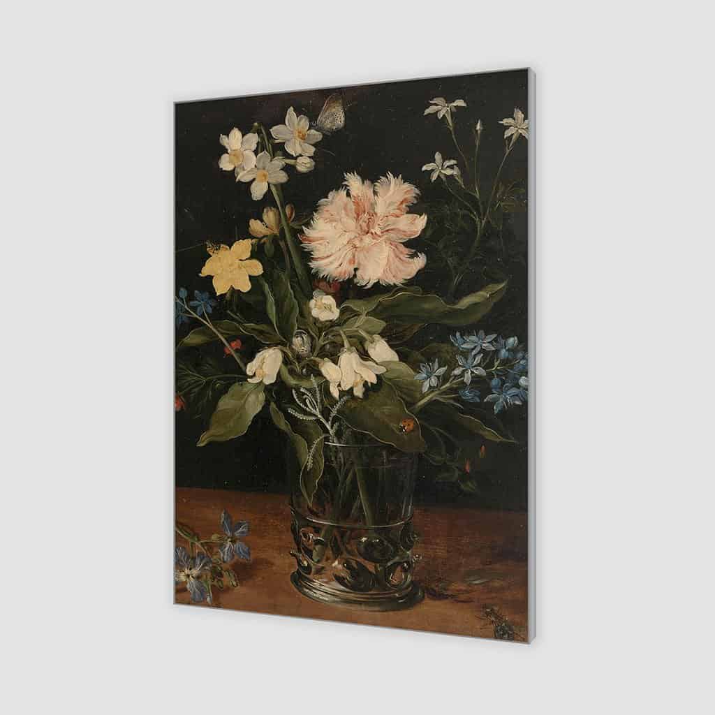 Stilleven met bloemen in een glas (Jan Brueghel)