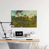 Zonsondergang bij Montmajour (Vincent Van Gogh)