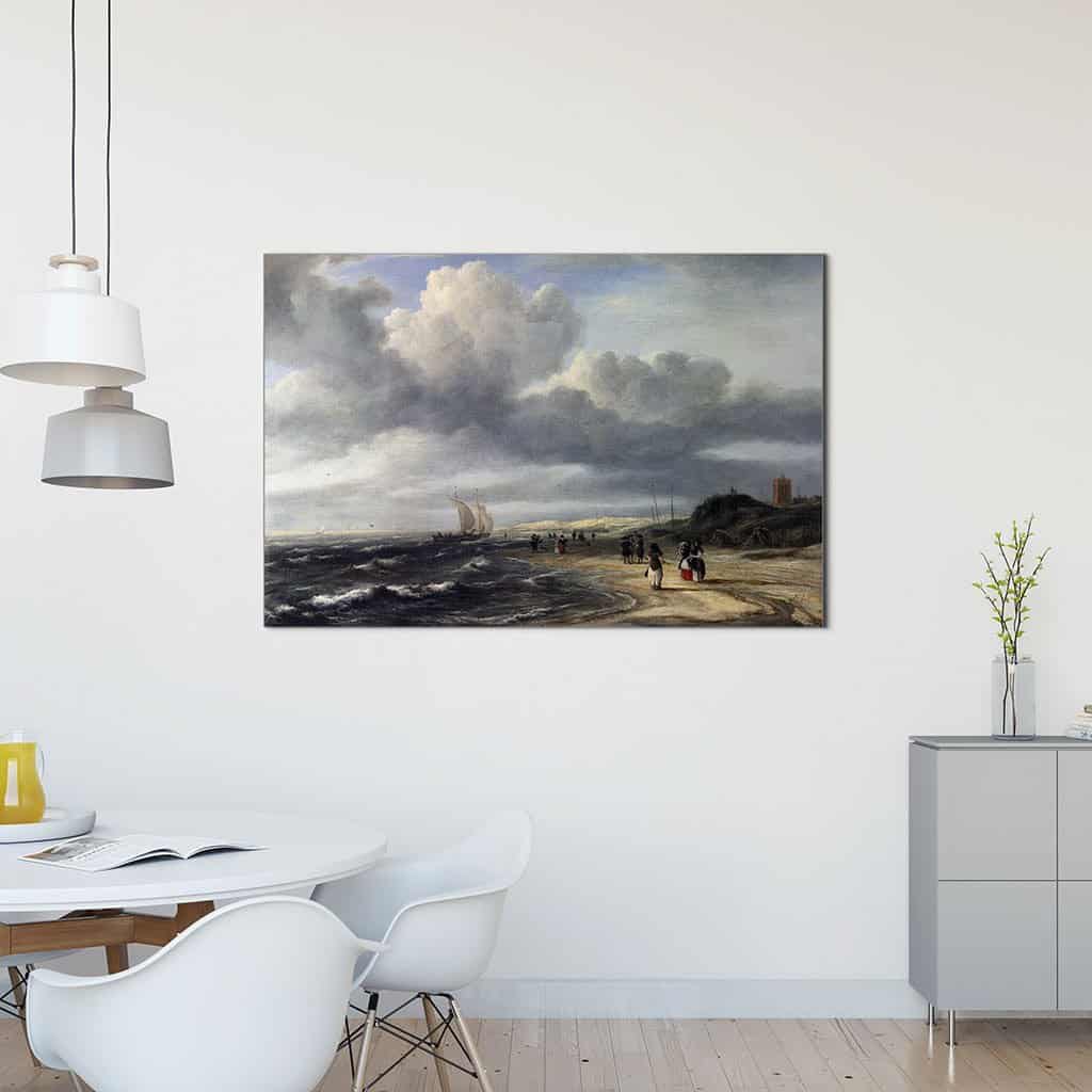 De kust bij Egmond aan zee - Jacob van Ruisdael
