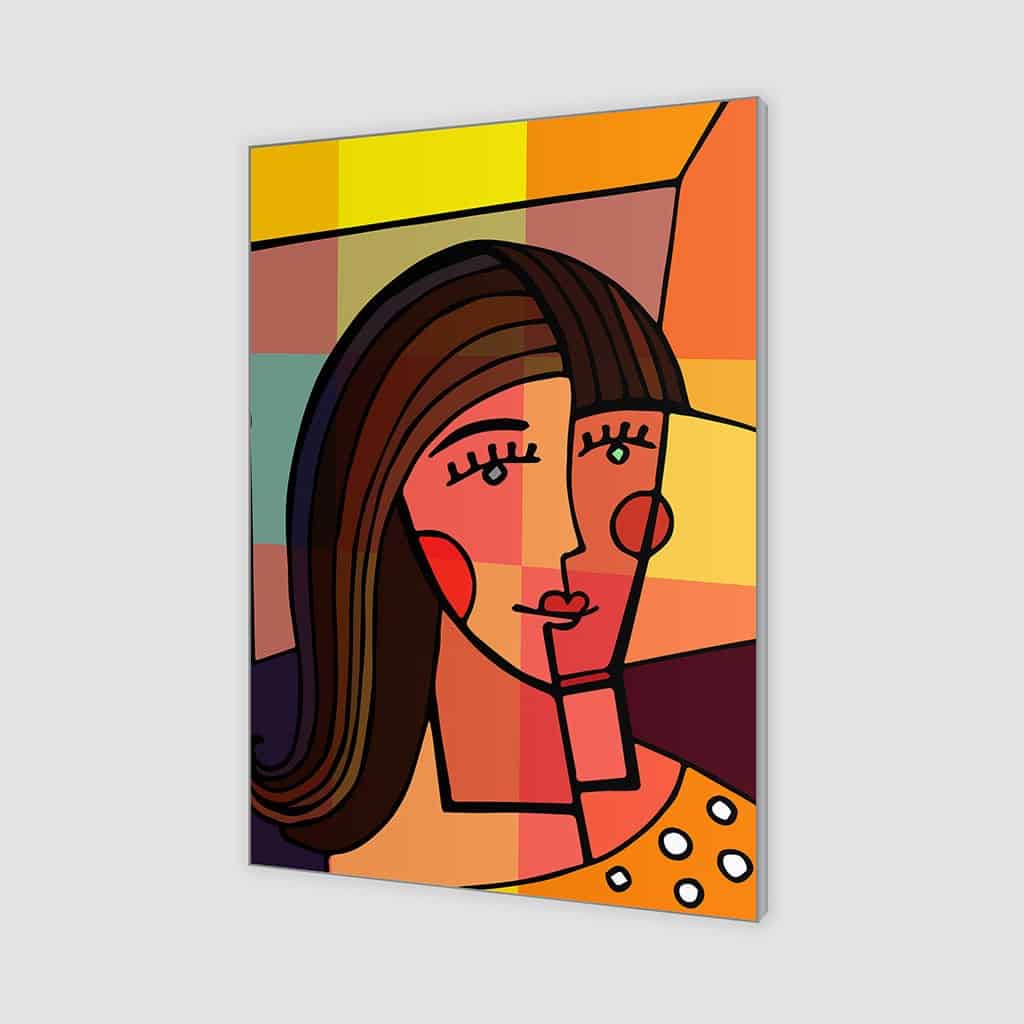 Kubisme Portret van de Vrouw van het Kubisme