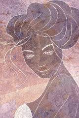 Contour van een vrouw