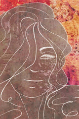 Contour van een vrouw