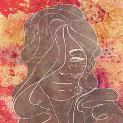 Contour van een vrouw