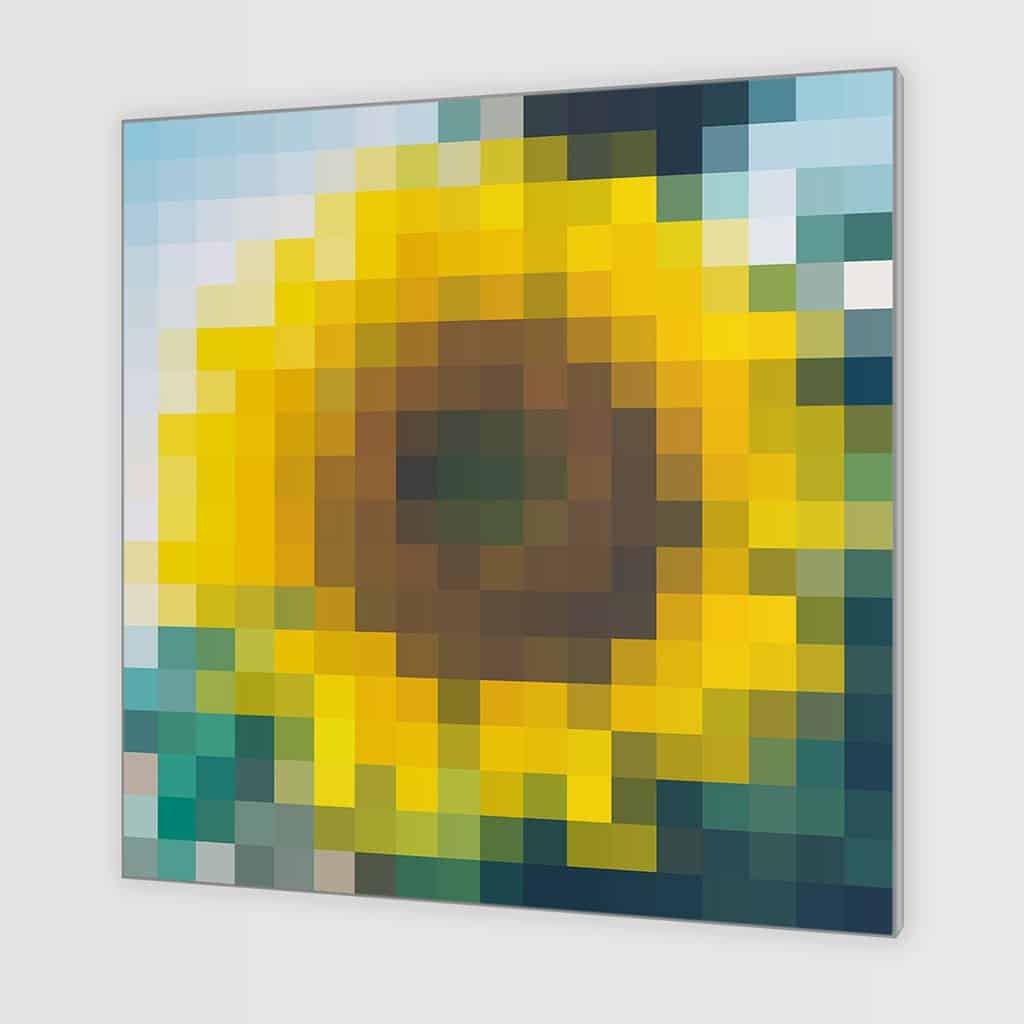Zonnebloem - Pixel Art